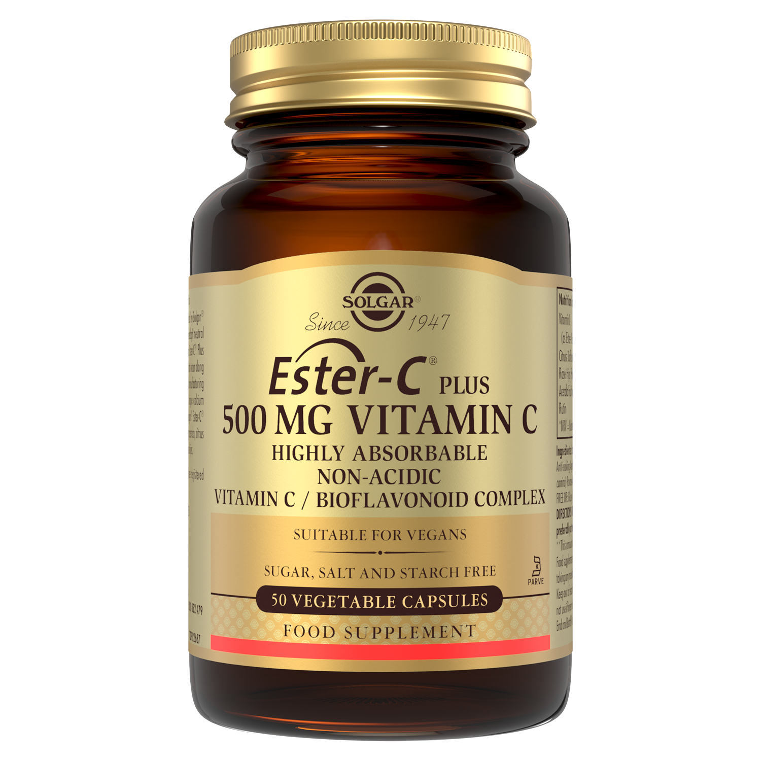 Solgar Ester-C Plus 500 mg Vitamin C Vegetable Capsules