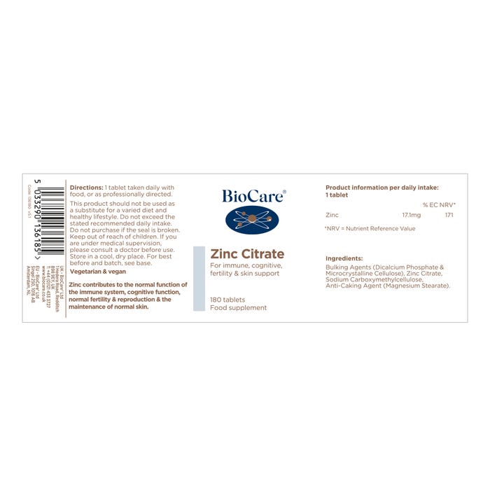 Biocare Zinc Citrate
