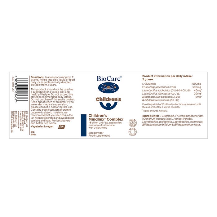 Biocare Children's Mindlinx® Complex 60g