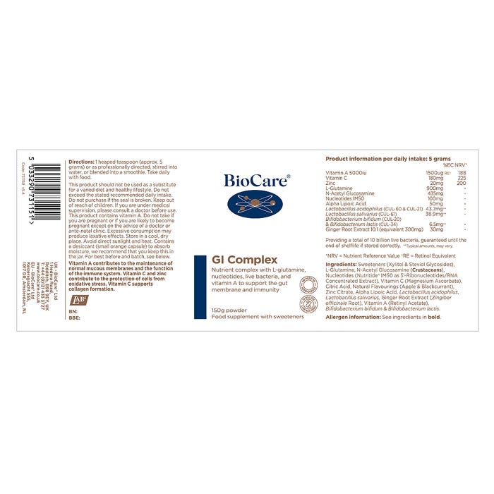 Biocare GI Complex 150g