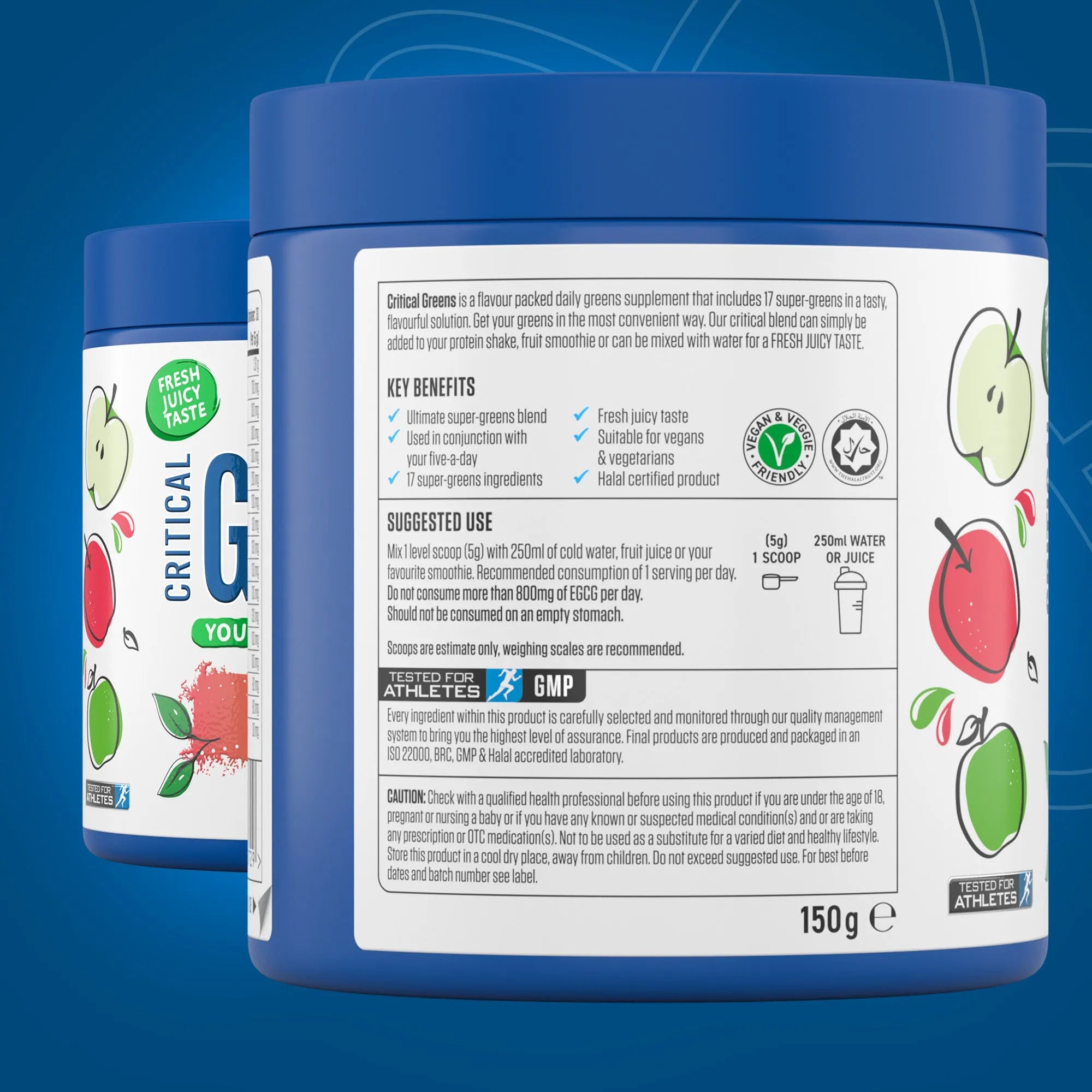 Applied Nutrition Critical Greens Powder (Flavoured)