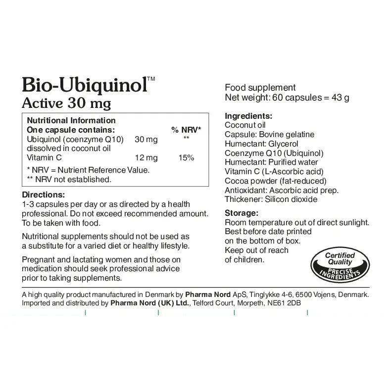 Pharma Nord Bio-Ubiquinol 30mg