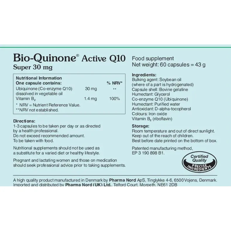 Pharma Nord Bio-Quinone Active Q10 Super 30mg