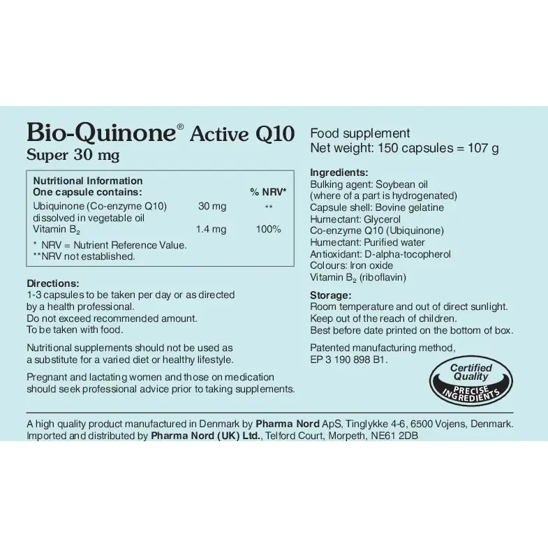 Pharma Nord Bio-Quinone Active Q10 Super 30mg