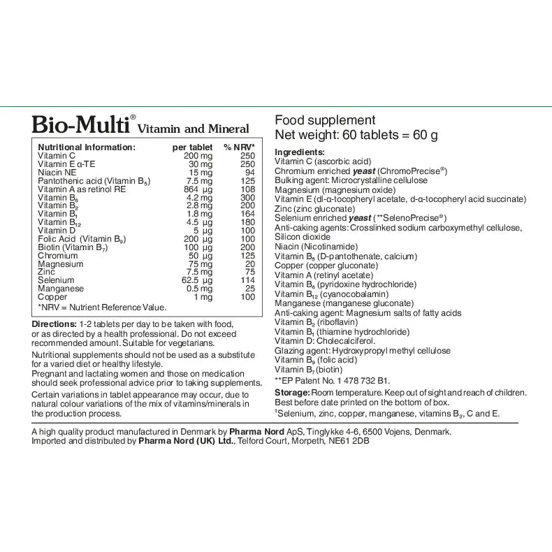 Pharma Nord Bio-Multi Vitamin and Minerals