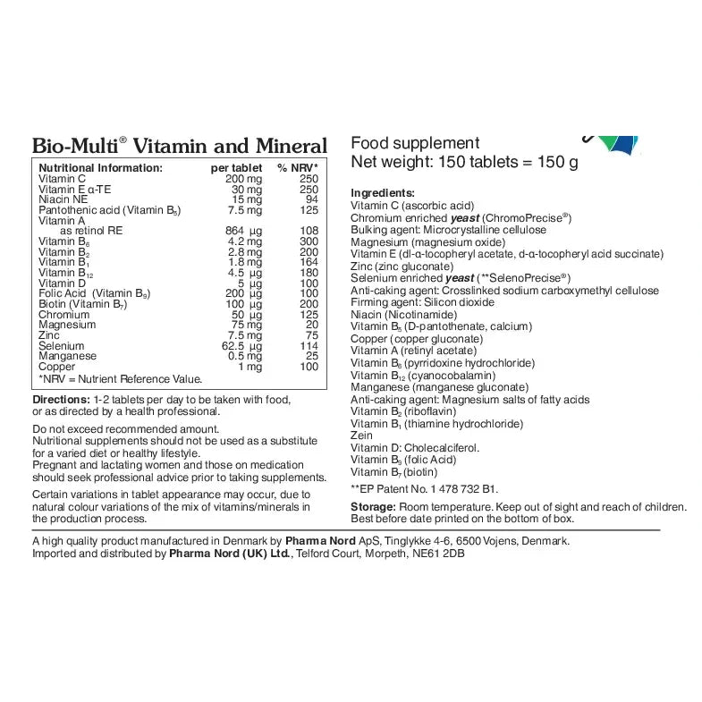 Pharma Nord Bio-Multi Vitamin and Minerals
