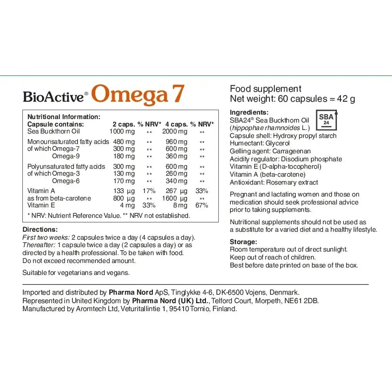 Pharma Nord Omega 7 SBA24