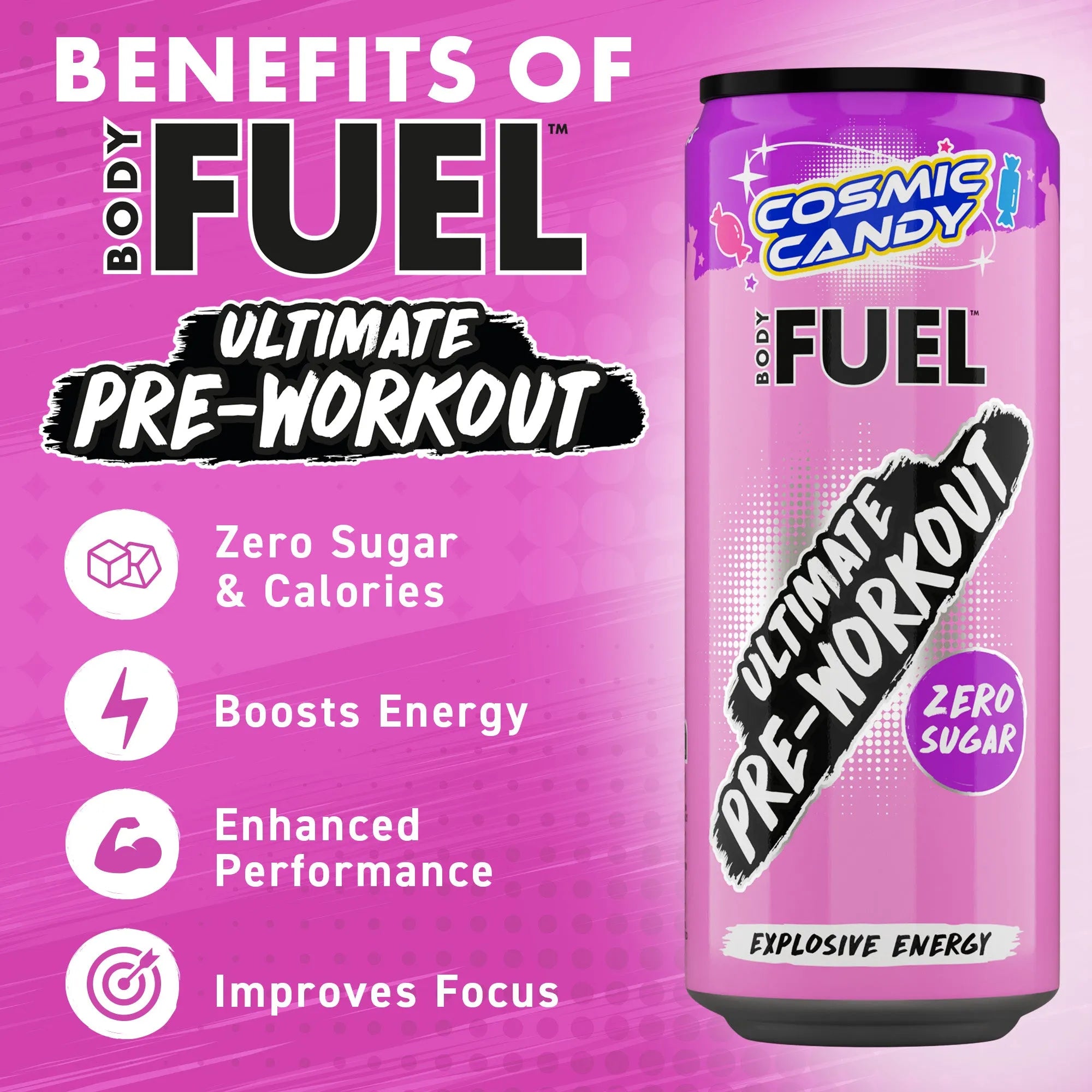 Applied Nutrition BODYFUEL™ Pre Workout Energy Drink 330ml