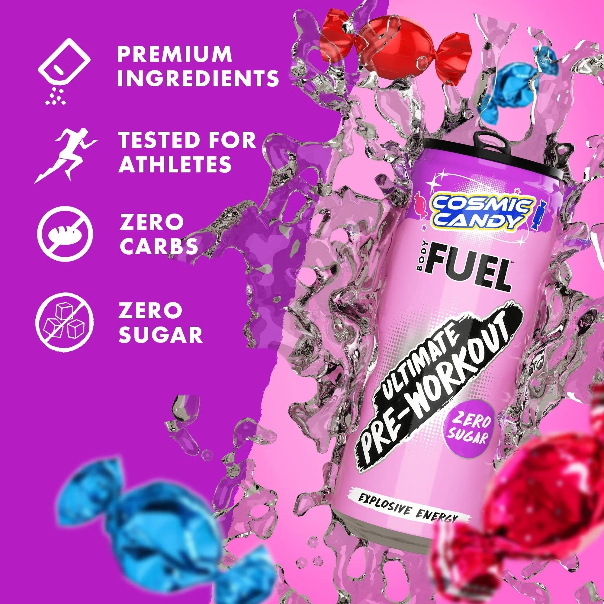 Applied Nutrition BODYFUEL™ Pre Workout Energy Drink 330ml