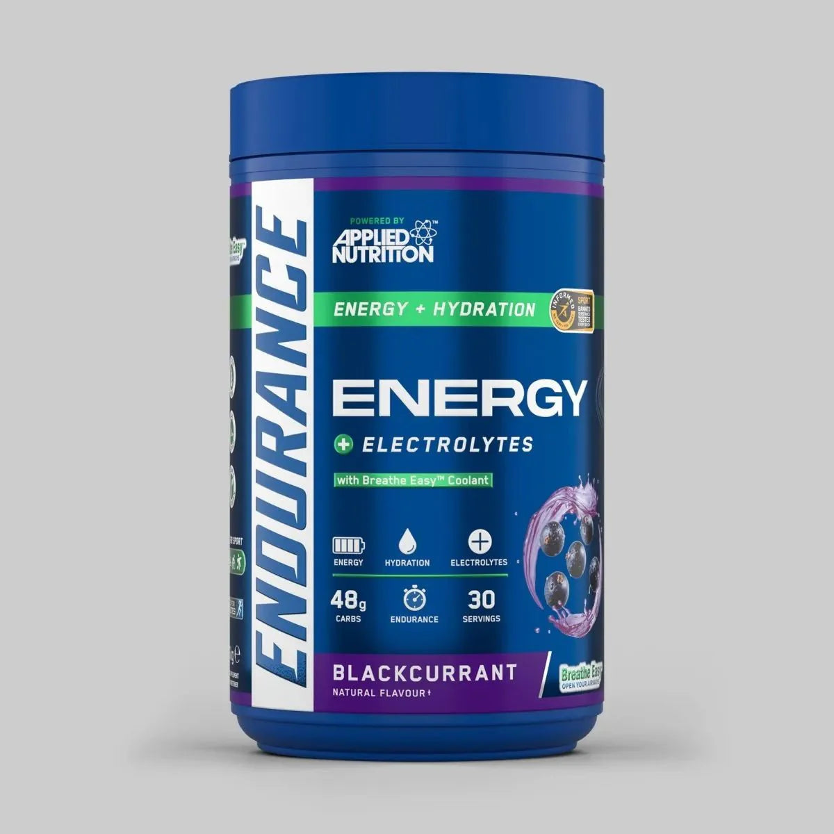 Applied Nutrition Endurance Breathe - Energy & Hydration Powder 1.5kg (30 Servings)