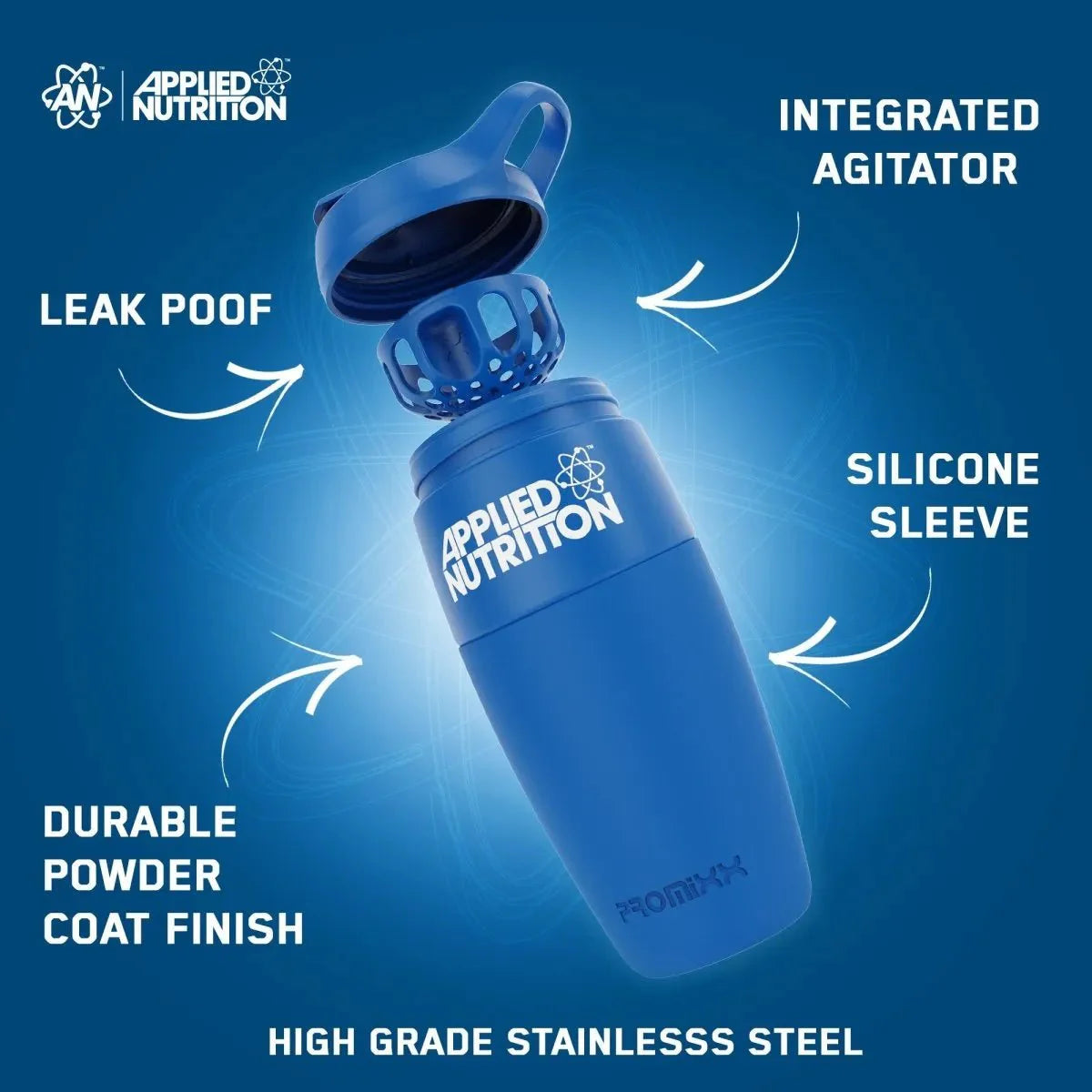 Applied Nutrition AN x Promixx Stainless Steel Shaker 700ml