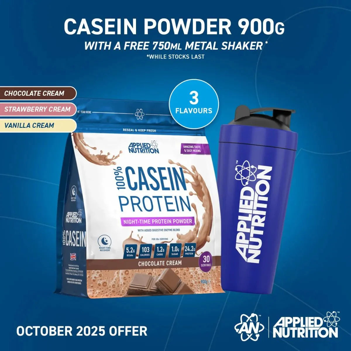 Applied Nutrition Micellar Casein Protein Powder