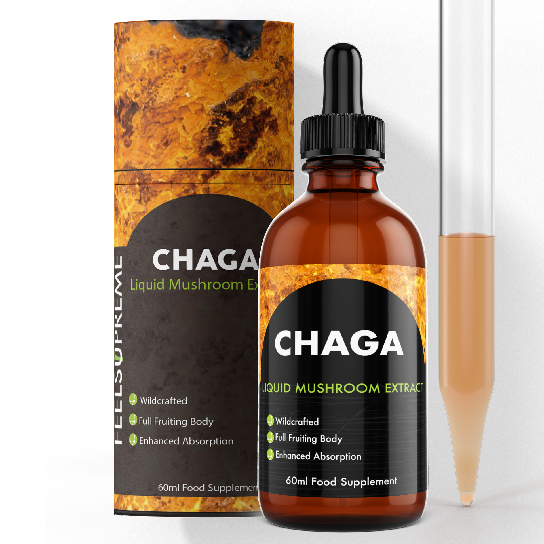 Feel Supreme Chaga Mushroom Liquid