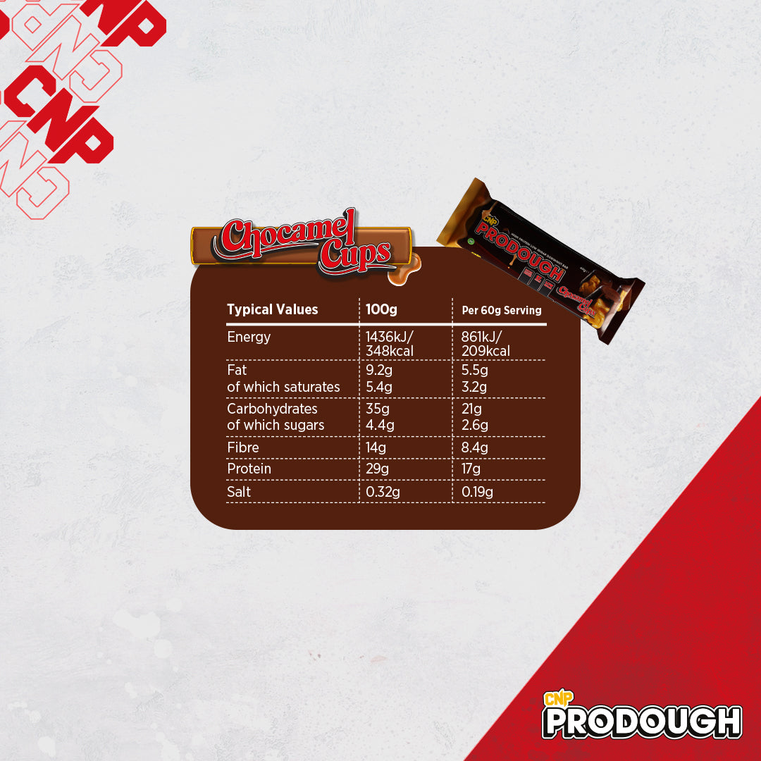 CNP ProDough Dough Bars Box 12 x 60g