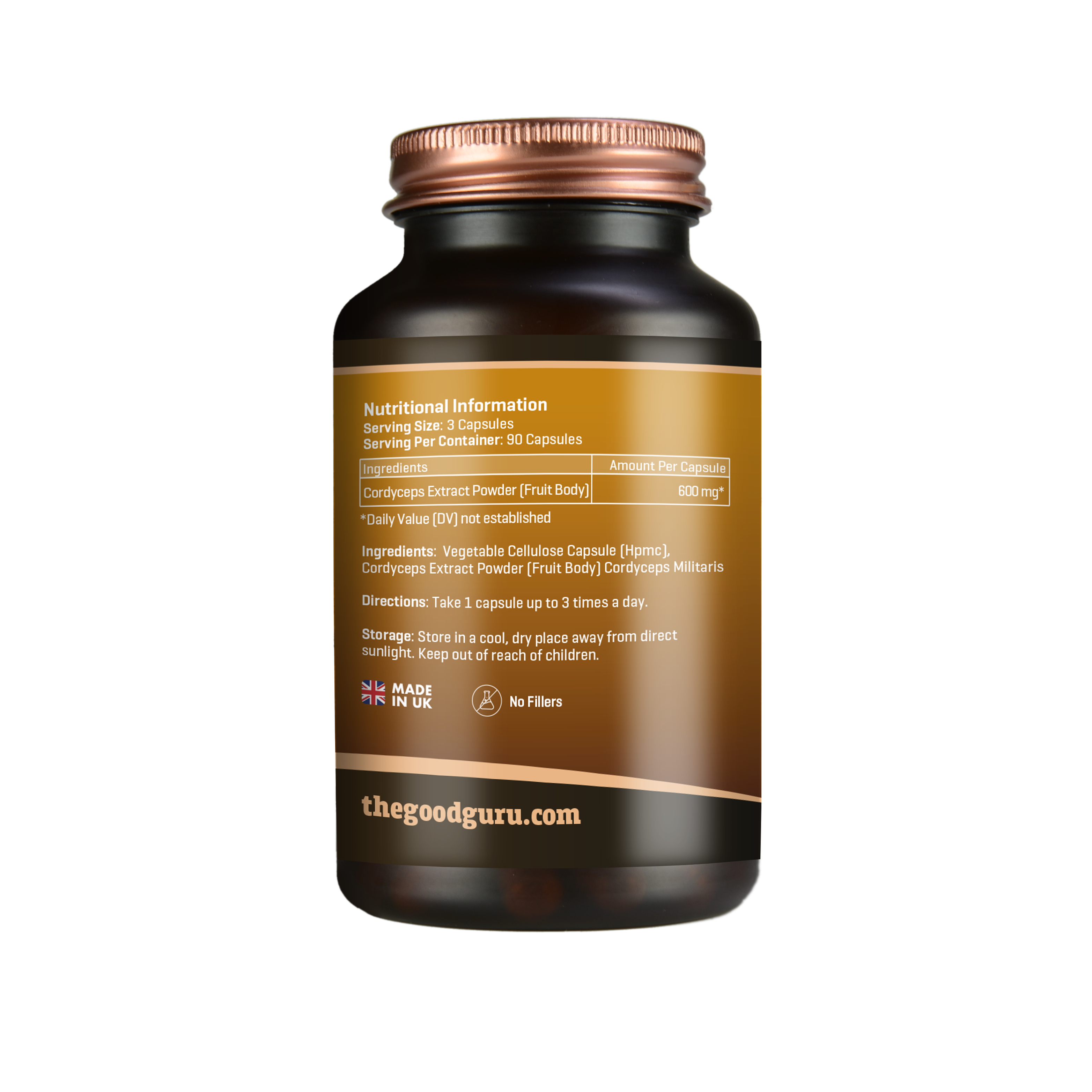The Good Guru Cordyceps Mushroom Extract
