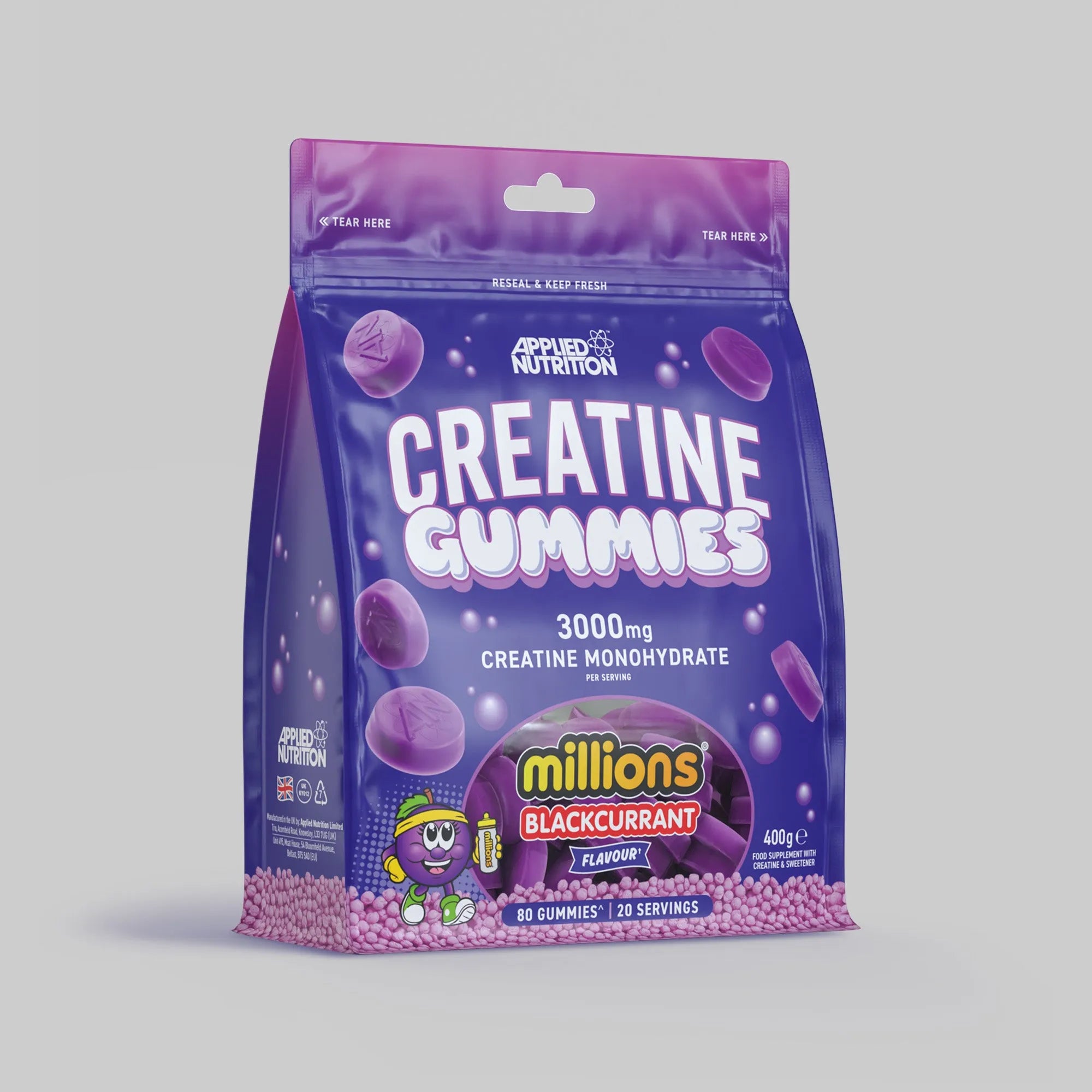 Applied Nutrition Creatine Monohydrate Gummies (20 Servings)