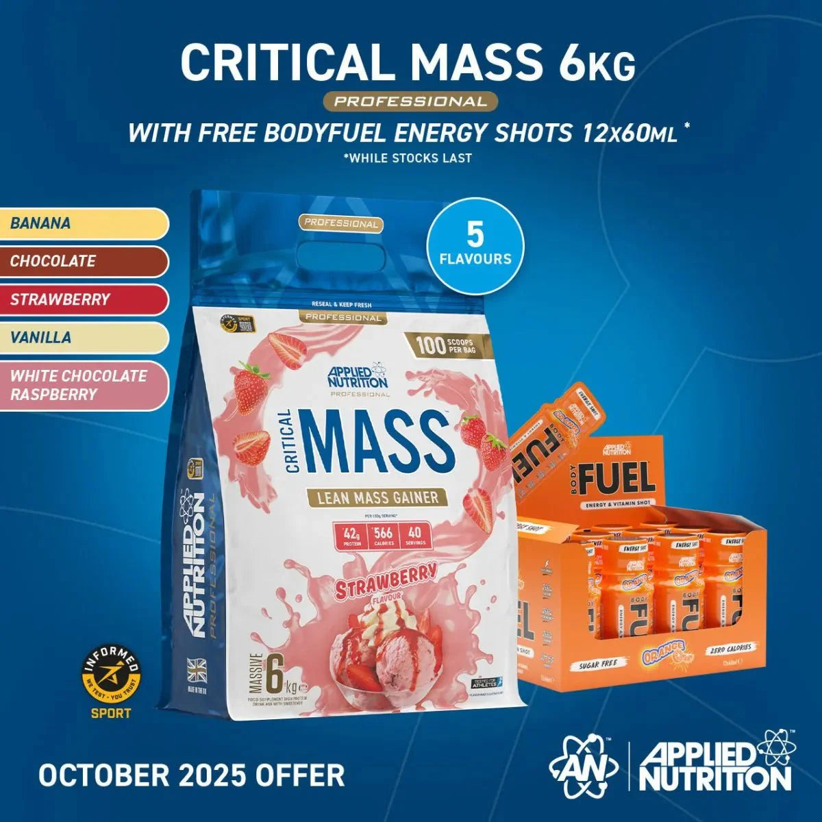 Applied Nutrition Critical Mass Professional - Lean Mass Gainer