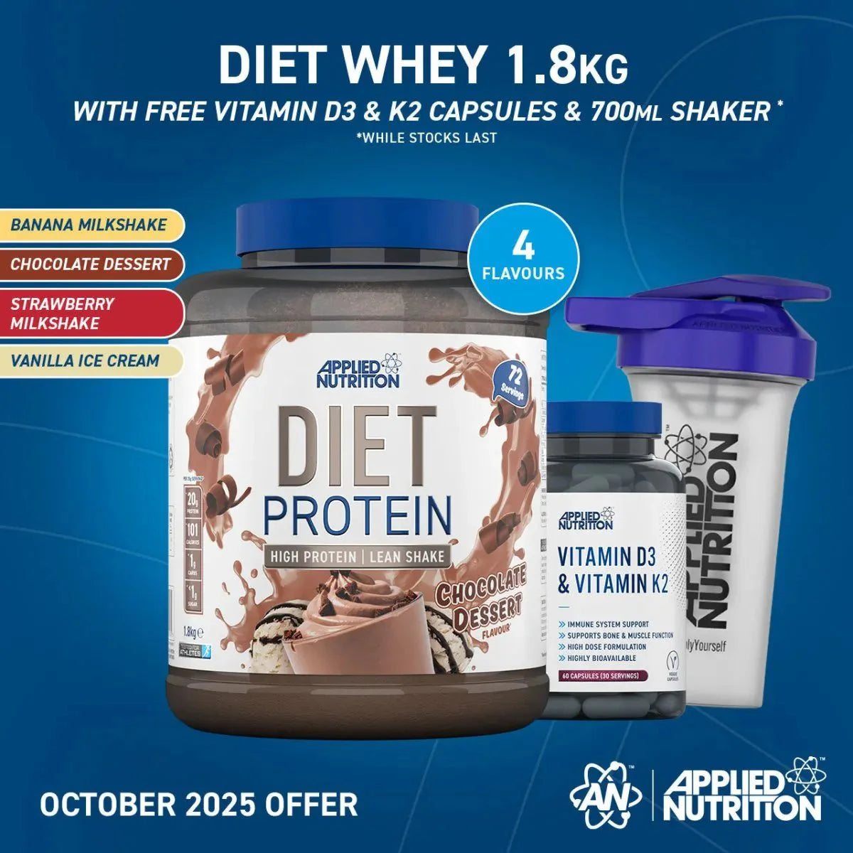 Applied Nutrition Diet Whey Protein
