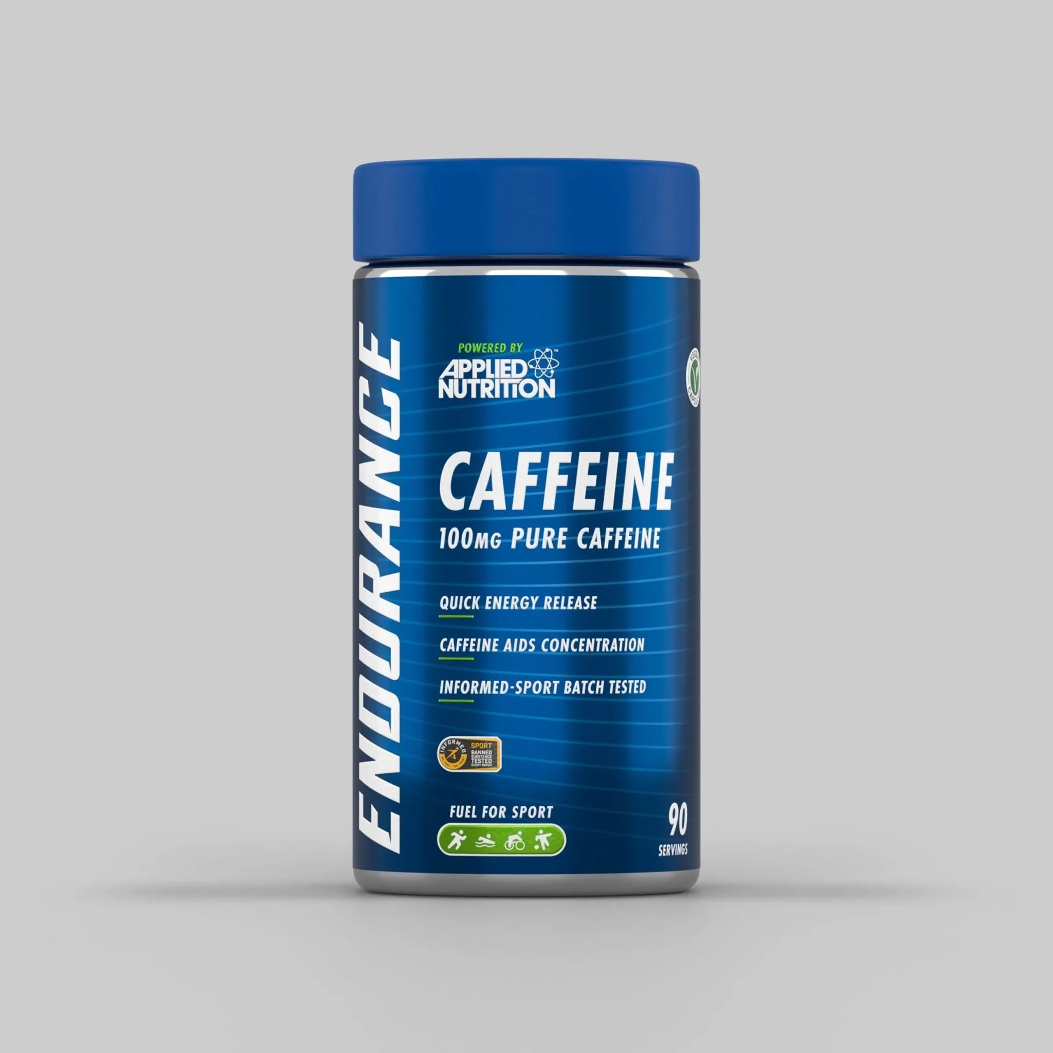 Applied Nutrition Endurance Caffeine Capsules 100mg (90 Servings)