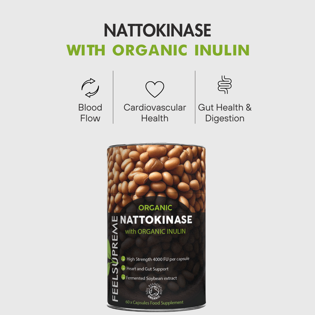 Feel Supreme Organic Nattokinase with Inulin
