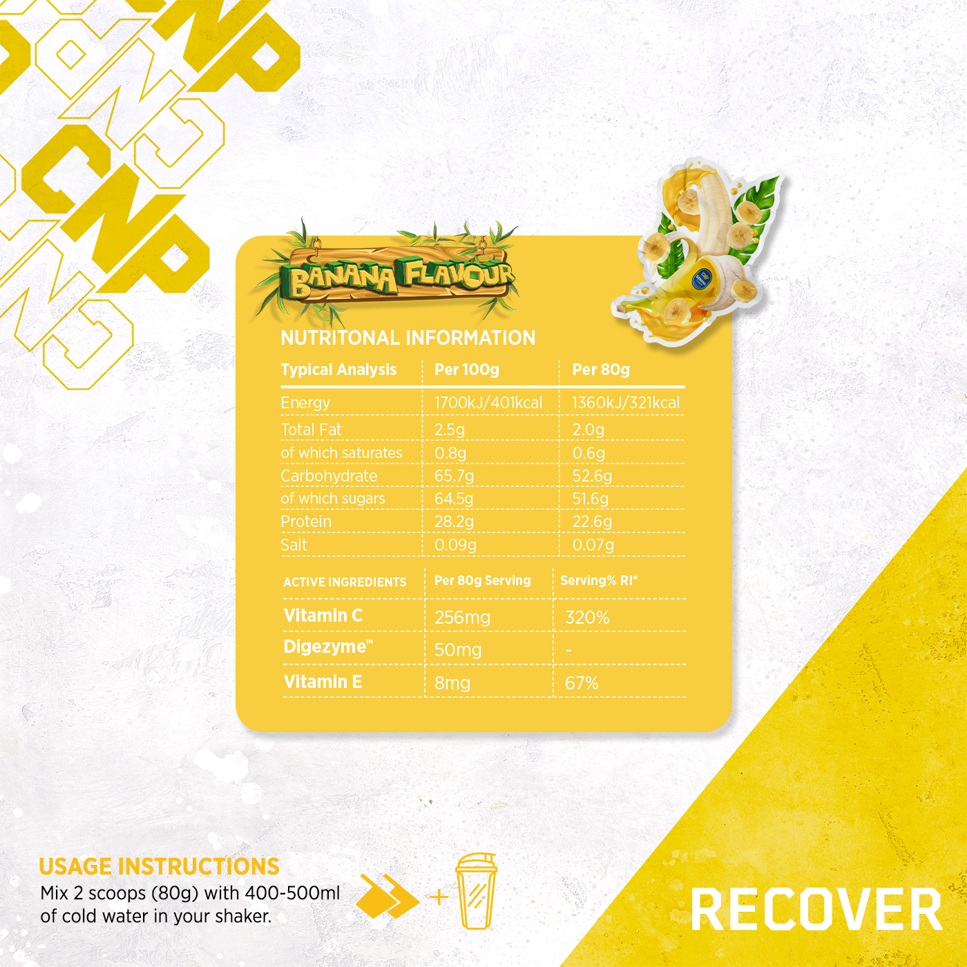 CNP Recover Shake n Take 24x80g