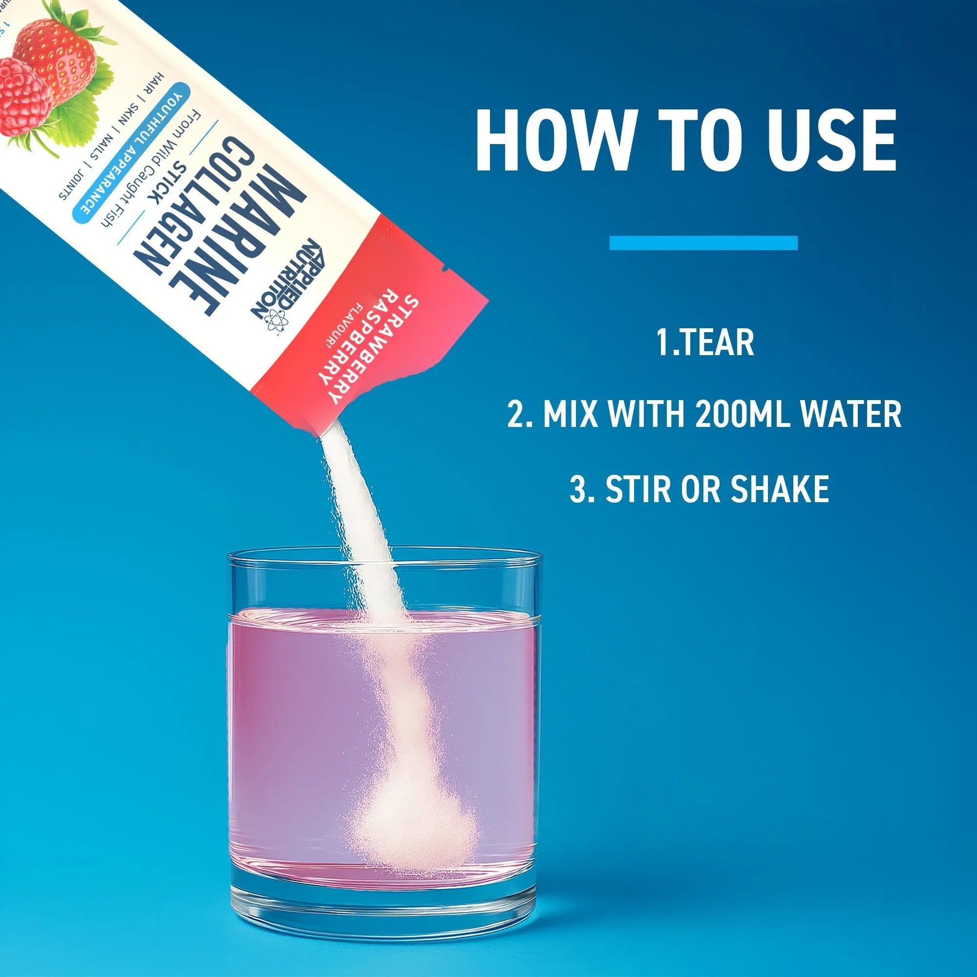 Applied Nutrition Marine Collagen Stick Pack (Pack of 10)