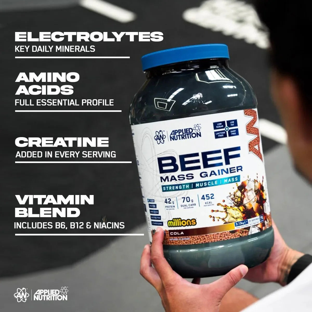 Applied Nutrition Beef Mass Gainer - 25 Servings