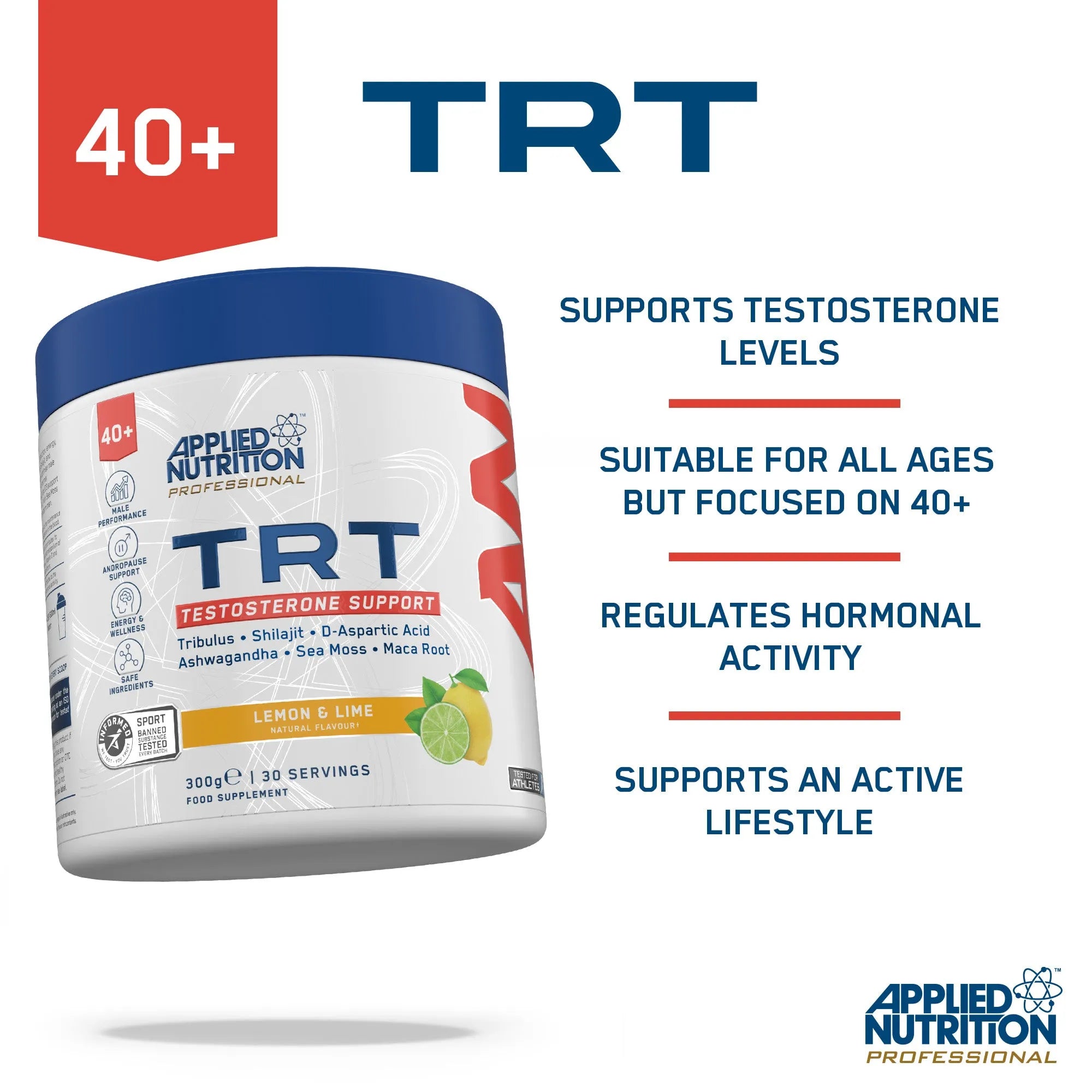 Applied Nutrition TRT Supplement - 30 servings