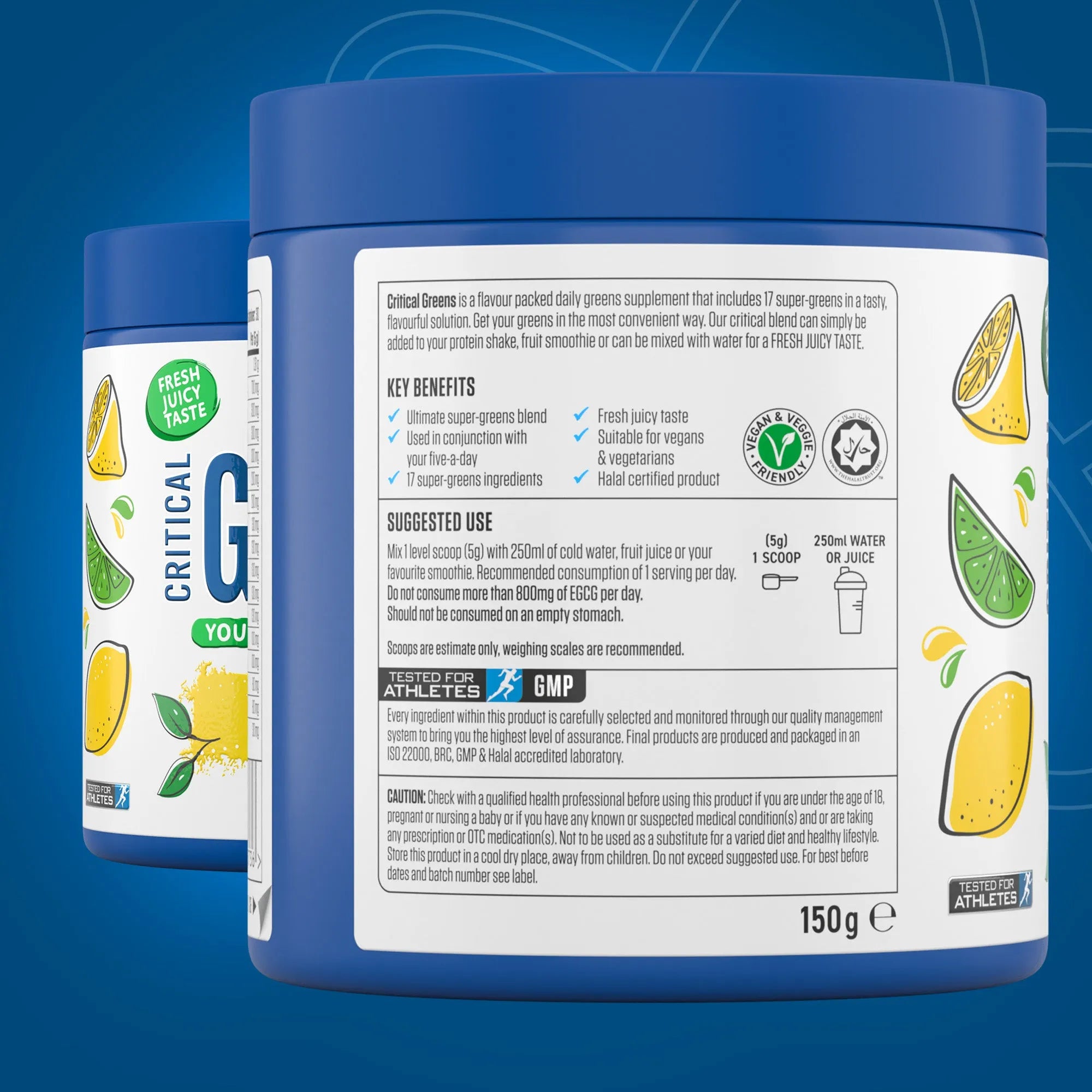 Applied Nutrition Critical Greens Powder (Flavoured)