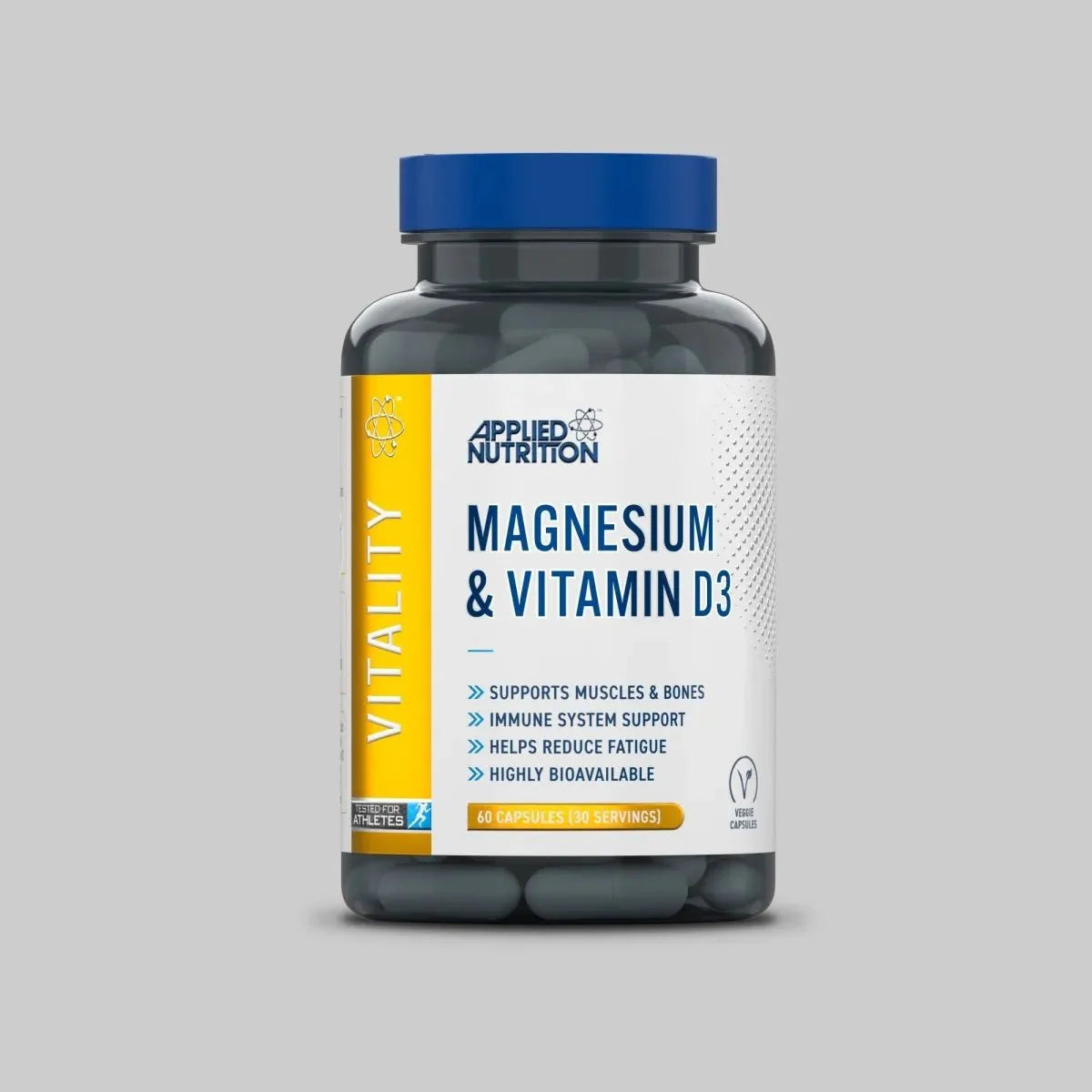 Applied Nutrition Magnesium & Vitamin D3 Capsules - 60 Capsules