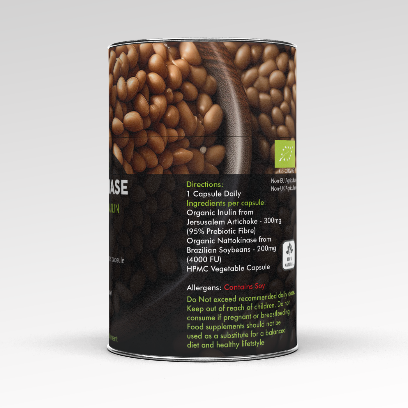 Feel Supreme Organic Nattokinase with Inulin