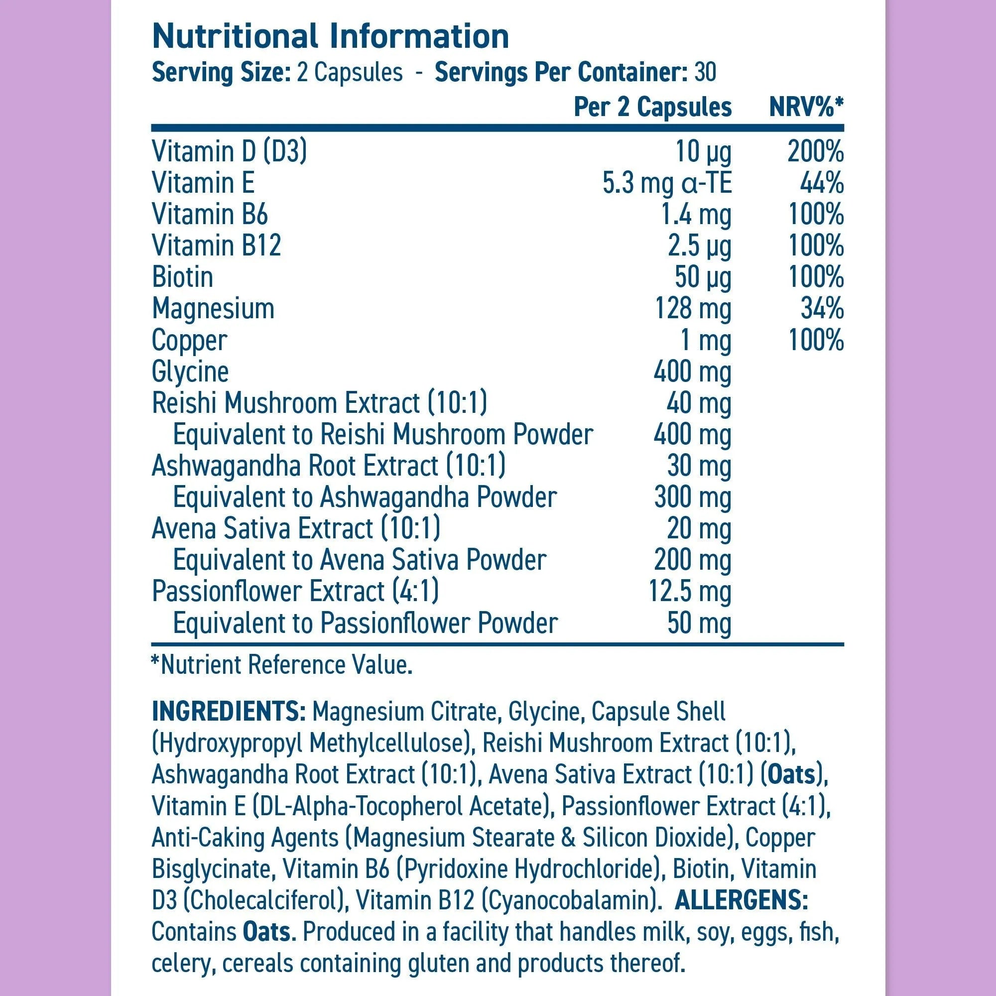 Applied Nutrition Relax & Calm Capsules (60 Capsules)