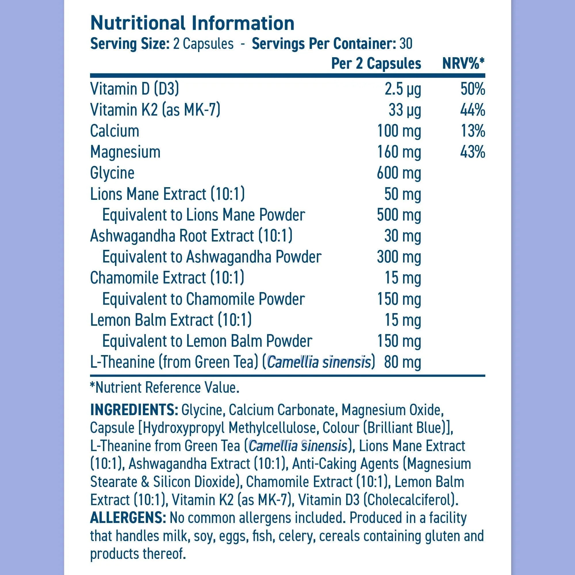 Applied Nutrition Sleep Support Capsules (60 Capsules)