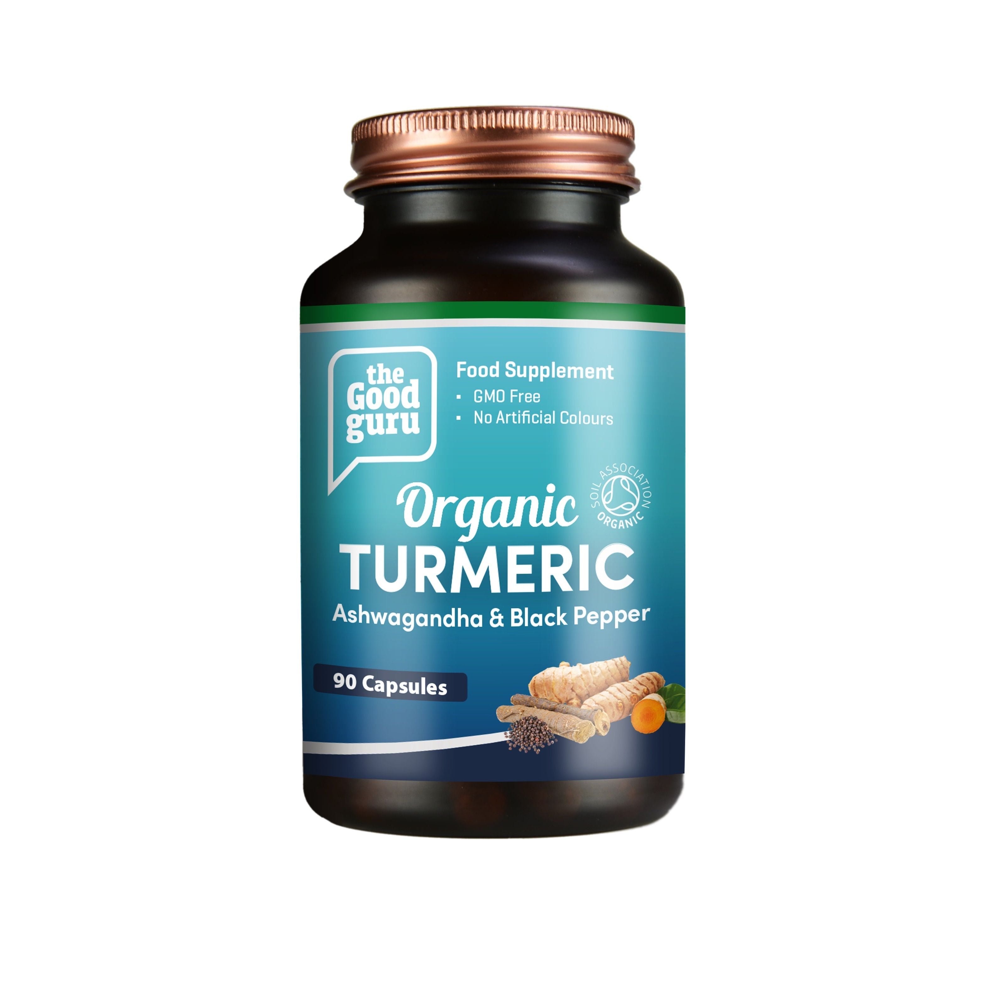 The Good Guru Organic Turmeric + Ashwagandha & Black Pepper