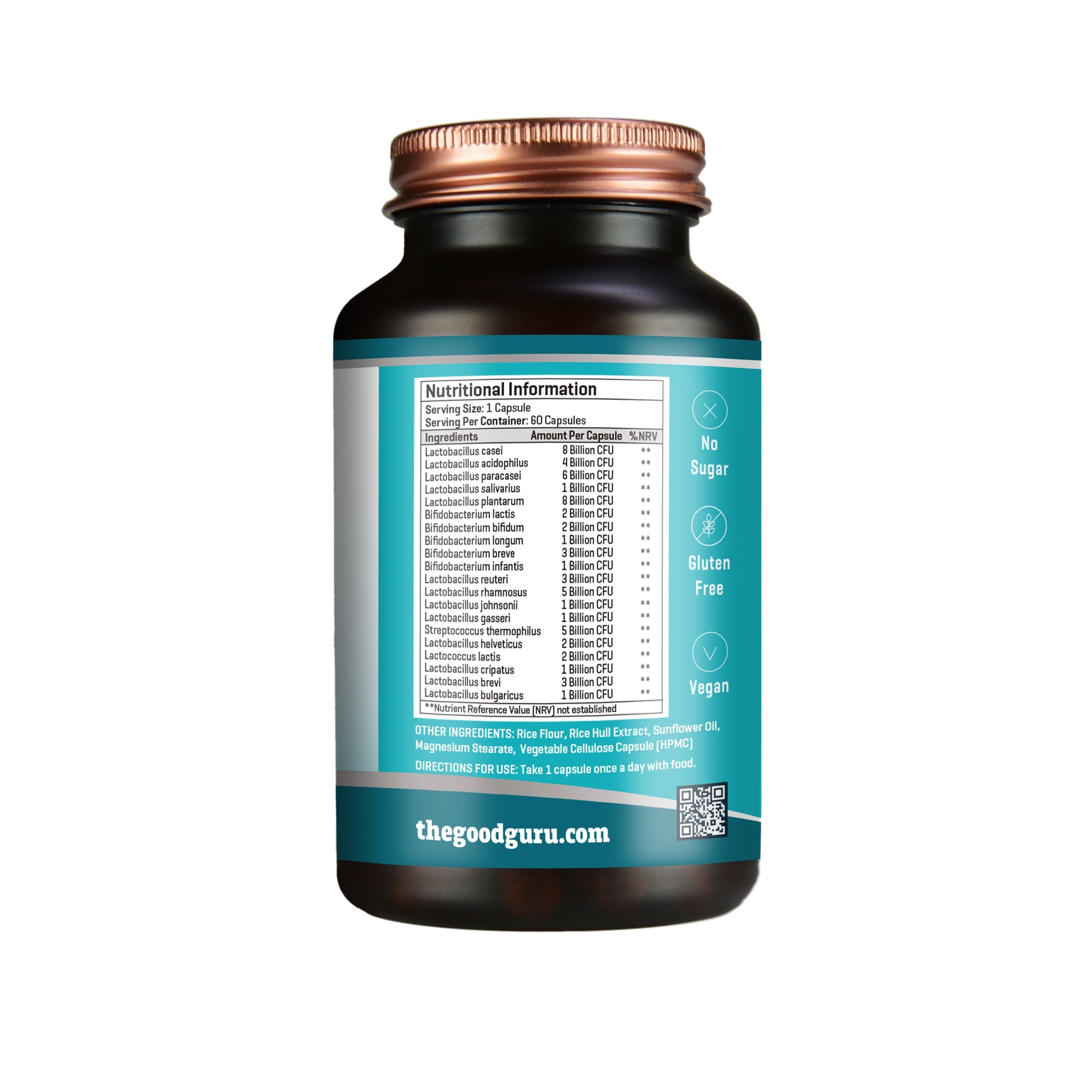 The Good Guru Probiotic 60 Billion CFU
