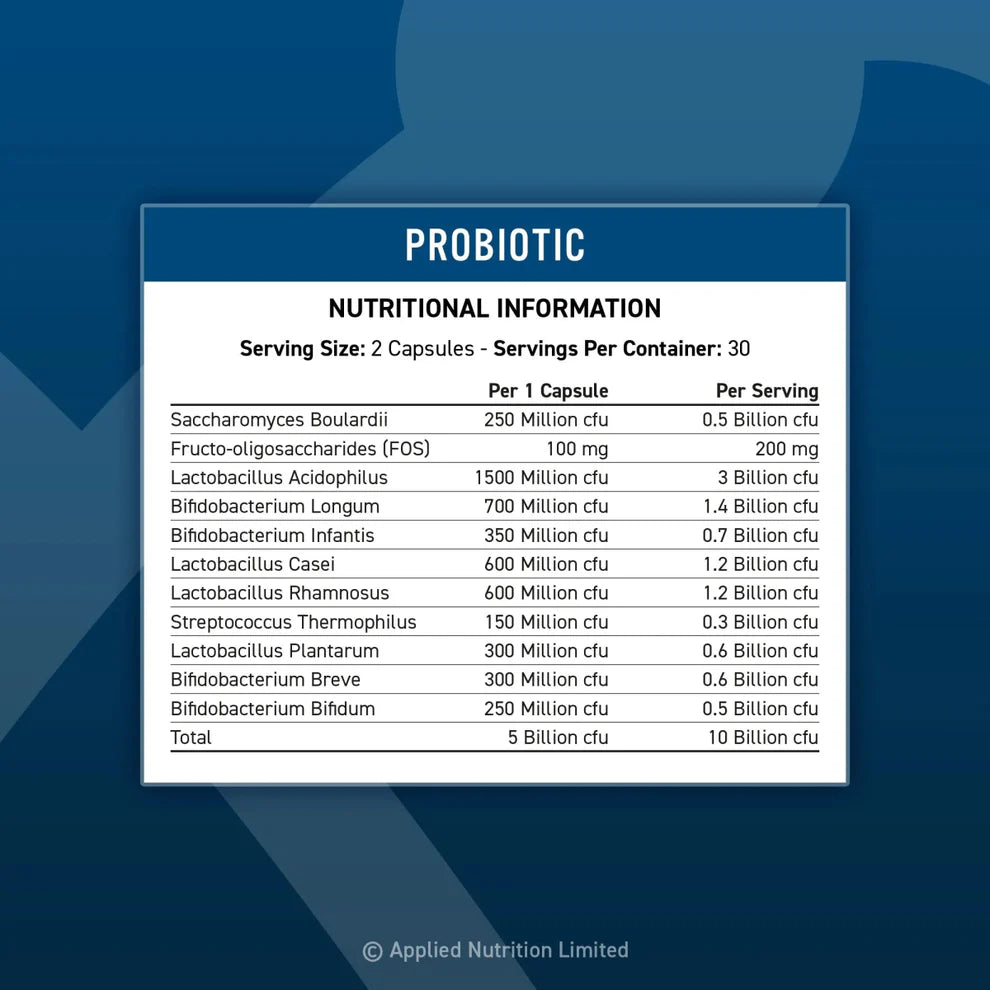 Applied Nutrition Probiotic - Advanced Multi-Strain Formula
