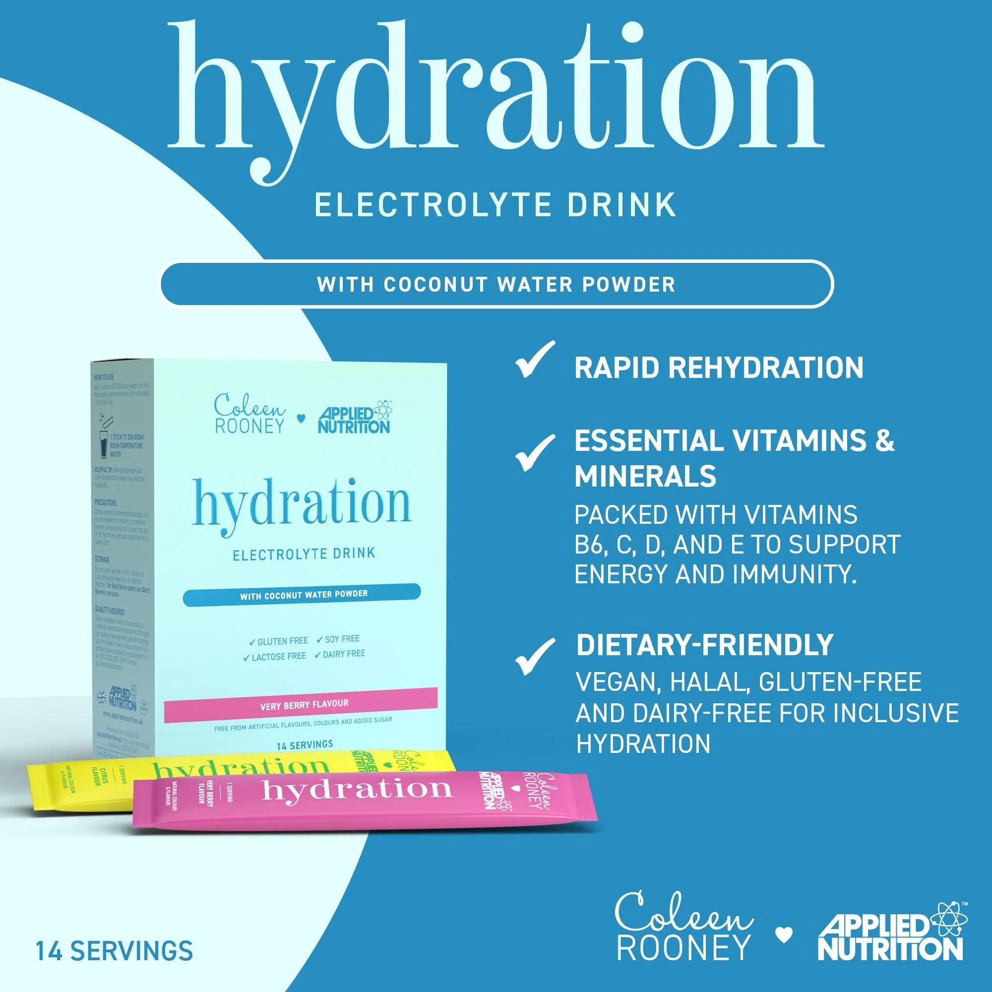 Applied Nutrition Coleen's Hydration Powder (14 Servings)