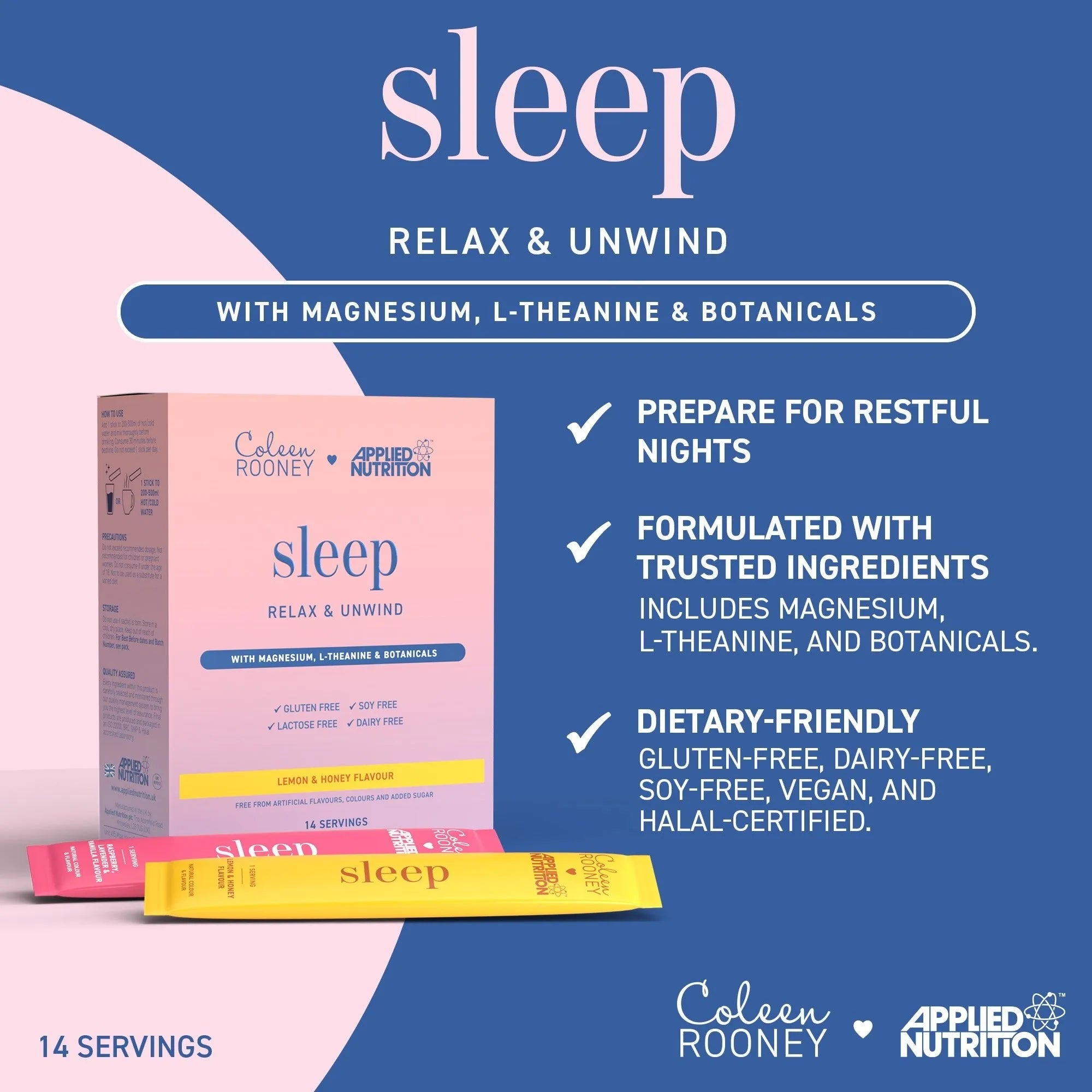 Applied Nutrition Coleen's Sleep Powder (14 Servings)