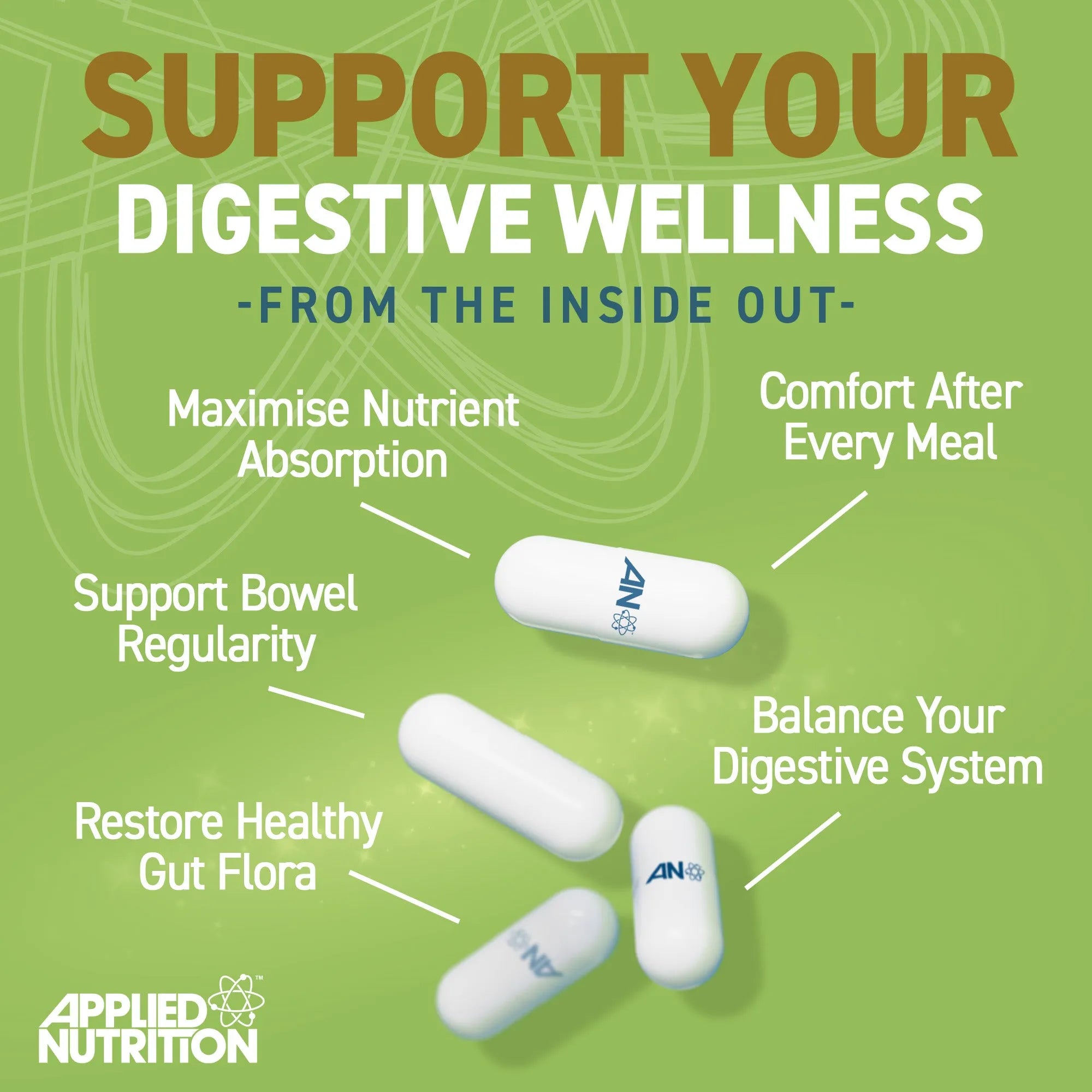 Applied Nutrition Gut Health Capsules (60 Capsules)