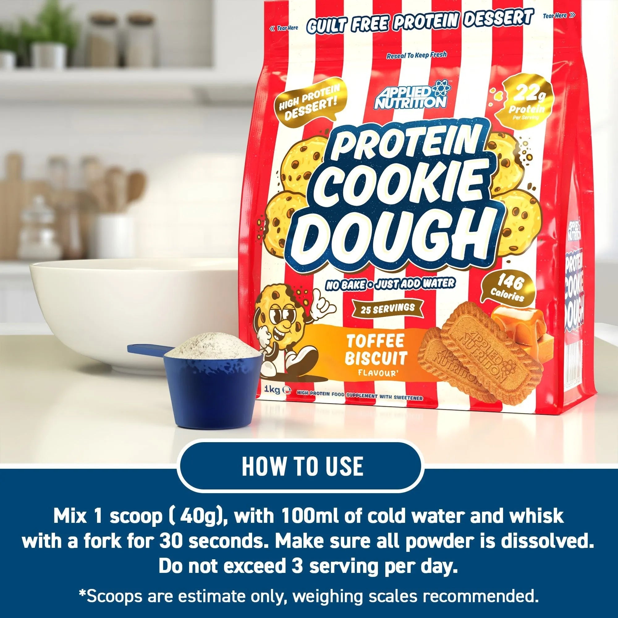 Applied Nutrition Protein Cookie Dough Dessert (25 Servings)