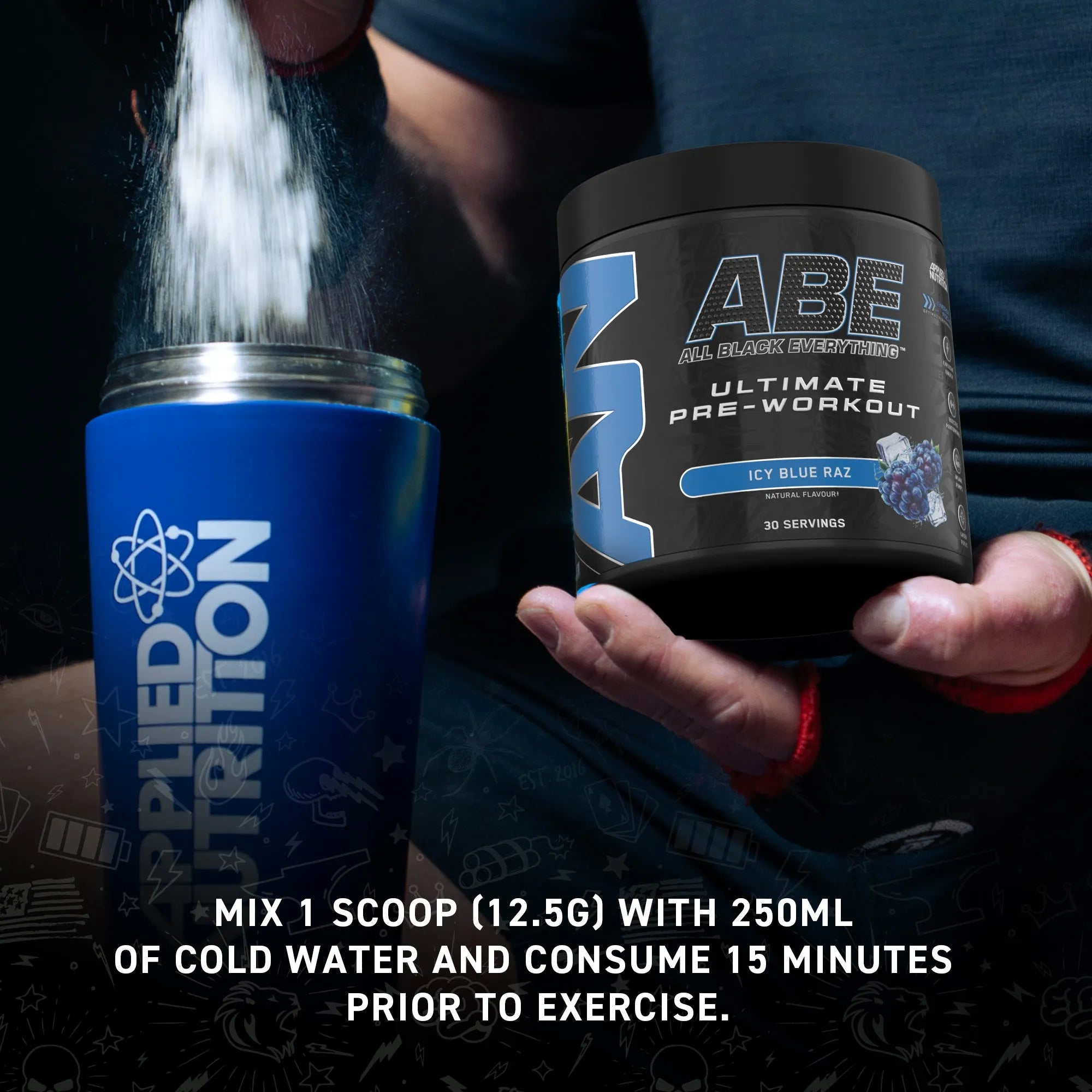 Applied Nutrition ABE All Black Everything - Extremely Potent Pre-Workout Powder - 30 Servings