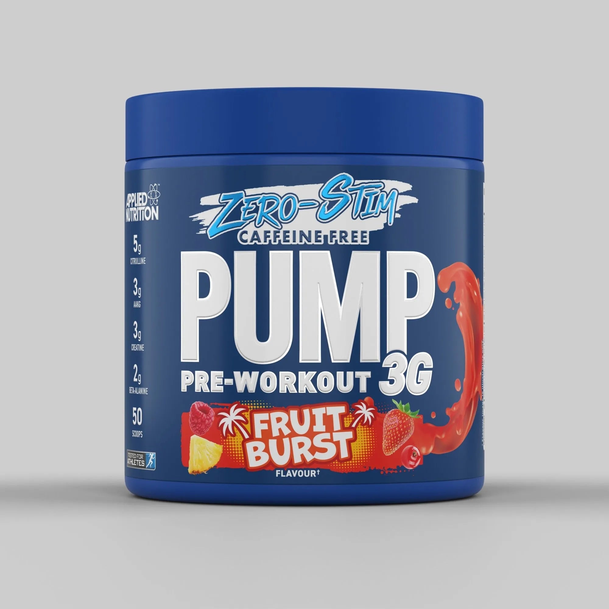 Applied Nutrition Pump 3G Zero Stim - Caffeine Free Pre-Workout 375g