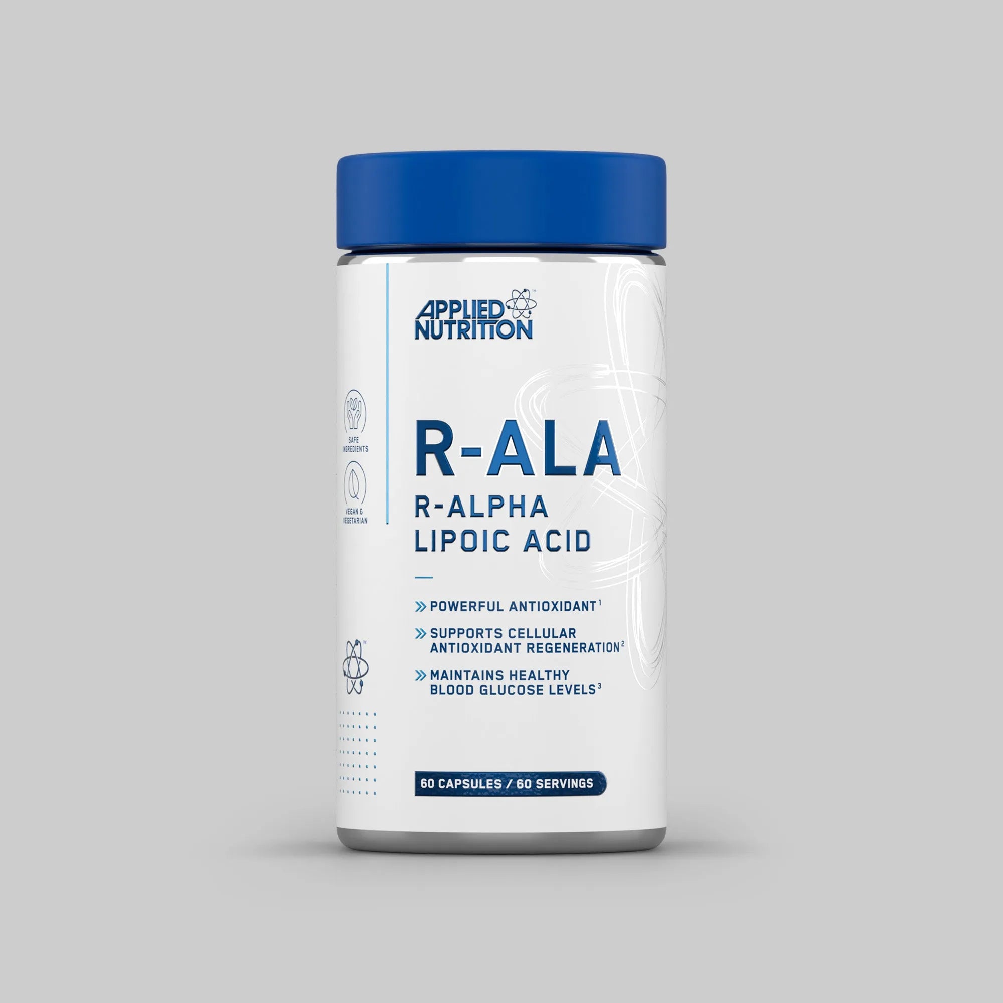 Applied Nutrition R-ALA (R-Alpha Lipoic Acid) Capsules