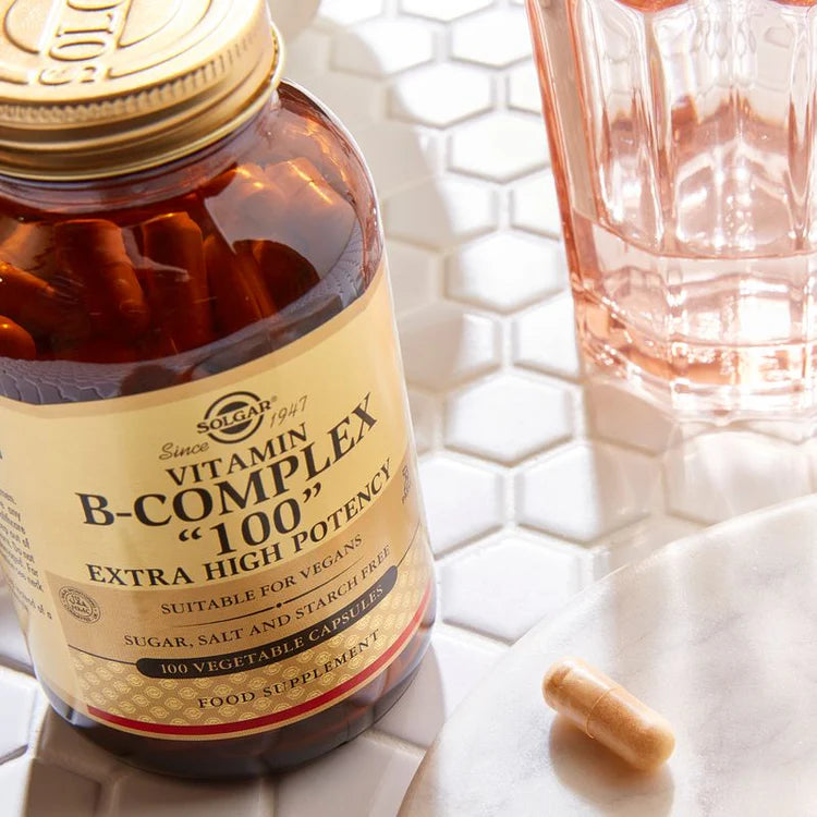 Solgar Vitamin B-Complex "100" Extra High Potency Vegetable Capsules