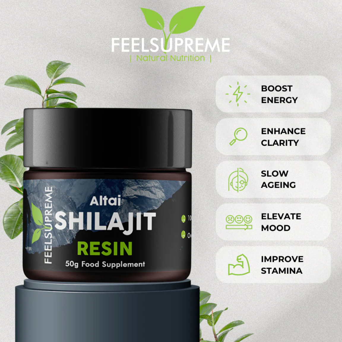 Feel Supreme Altai Shilajit Resin 50g