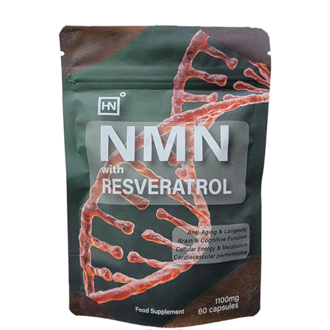 NMN + Resveratrol 60 x 600mg Capsules