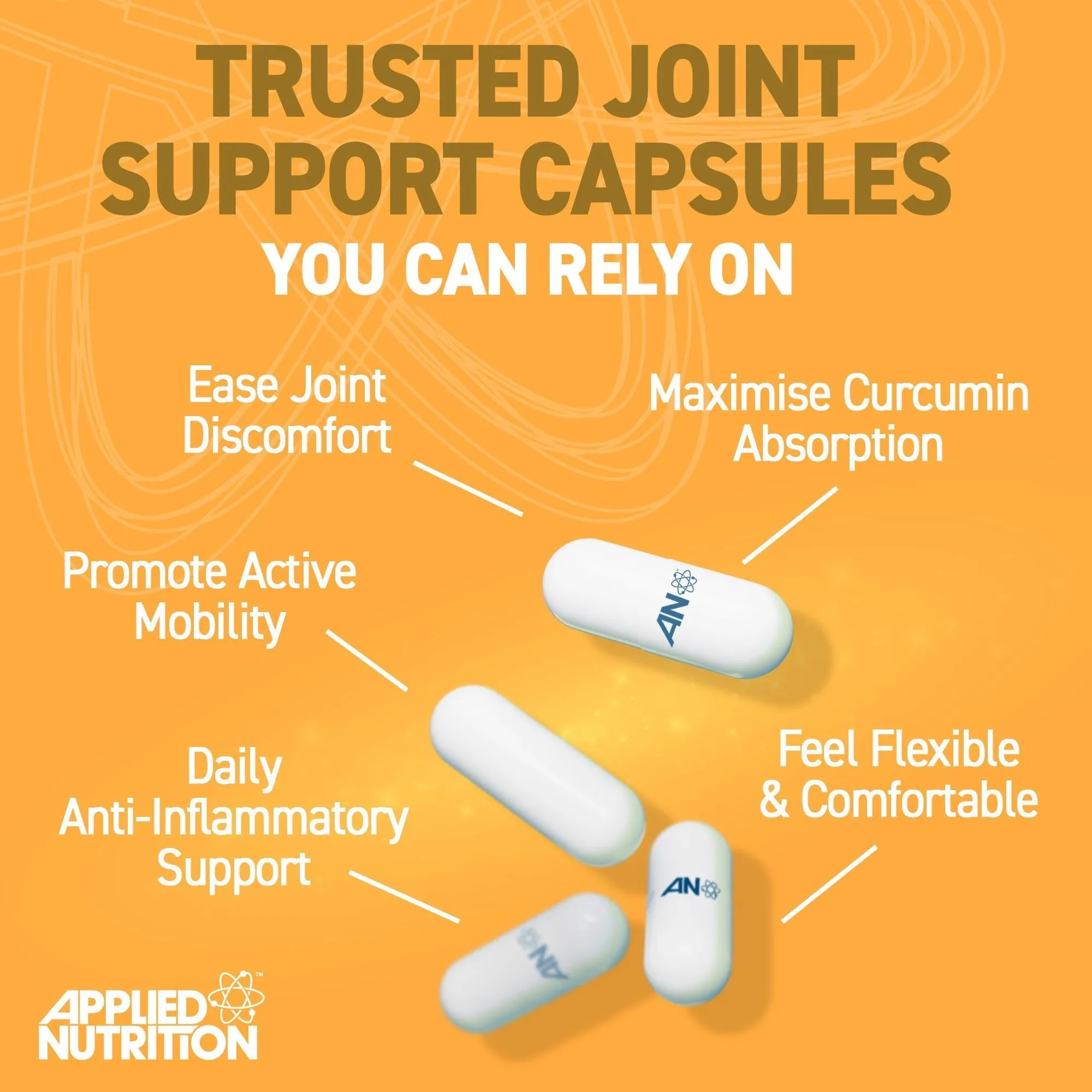 Applied Nutrition Turmeric Supplement Capsules 800mg (60 Capsules)