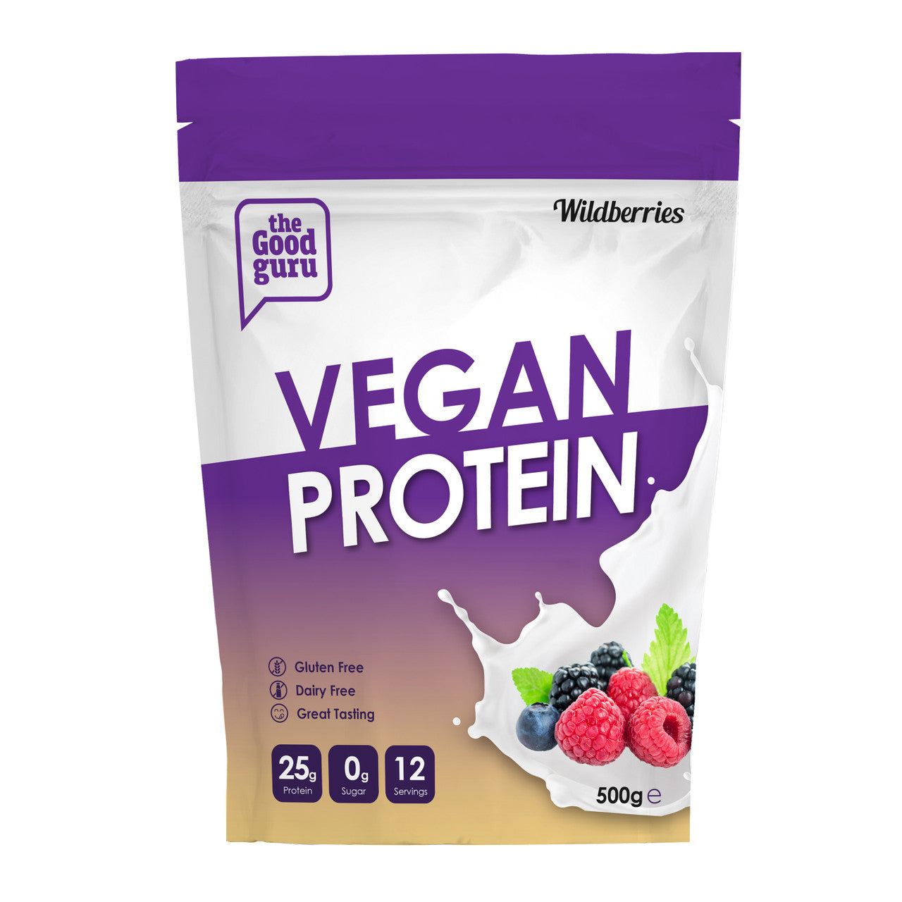The Good Guru Vegan Protein Powder - Wild Berries
