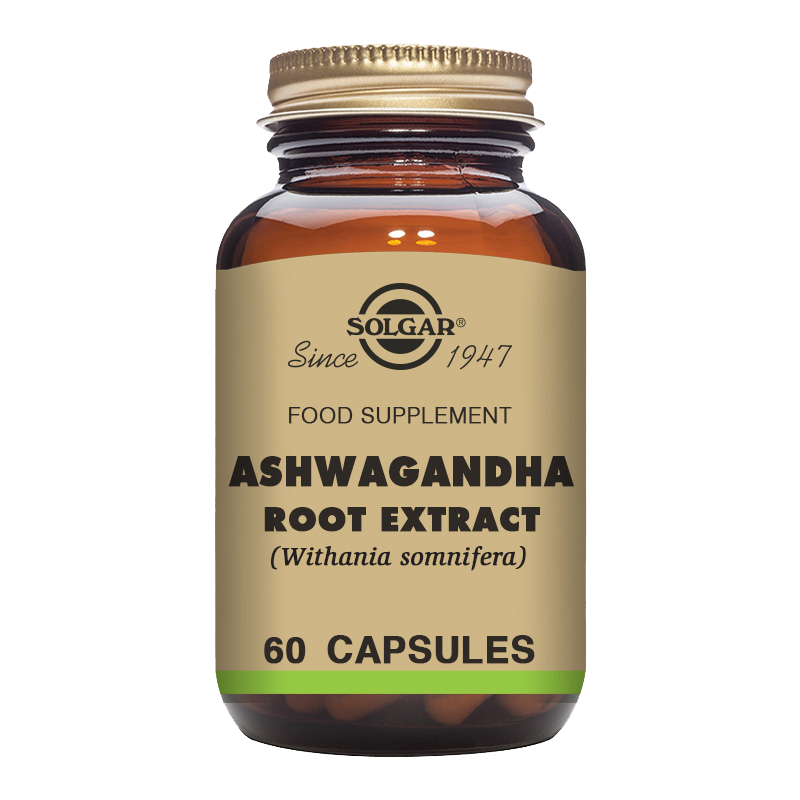 Solgar Ashwagandha Root Extract Vegetable Capsules - Pack of 60