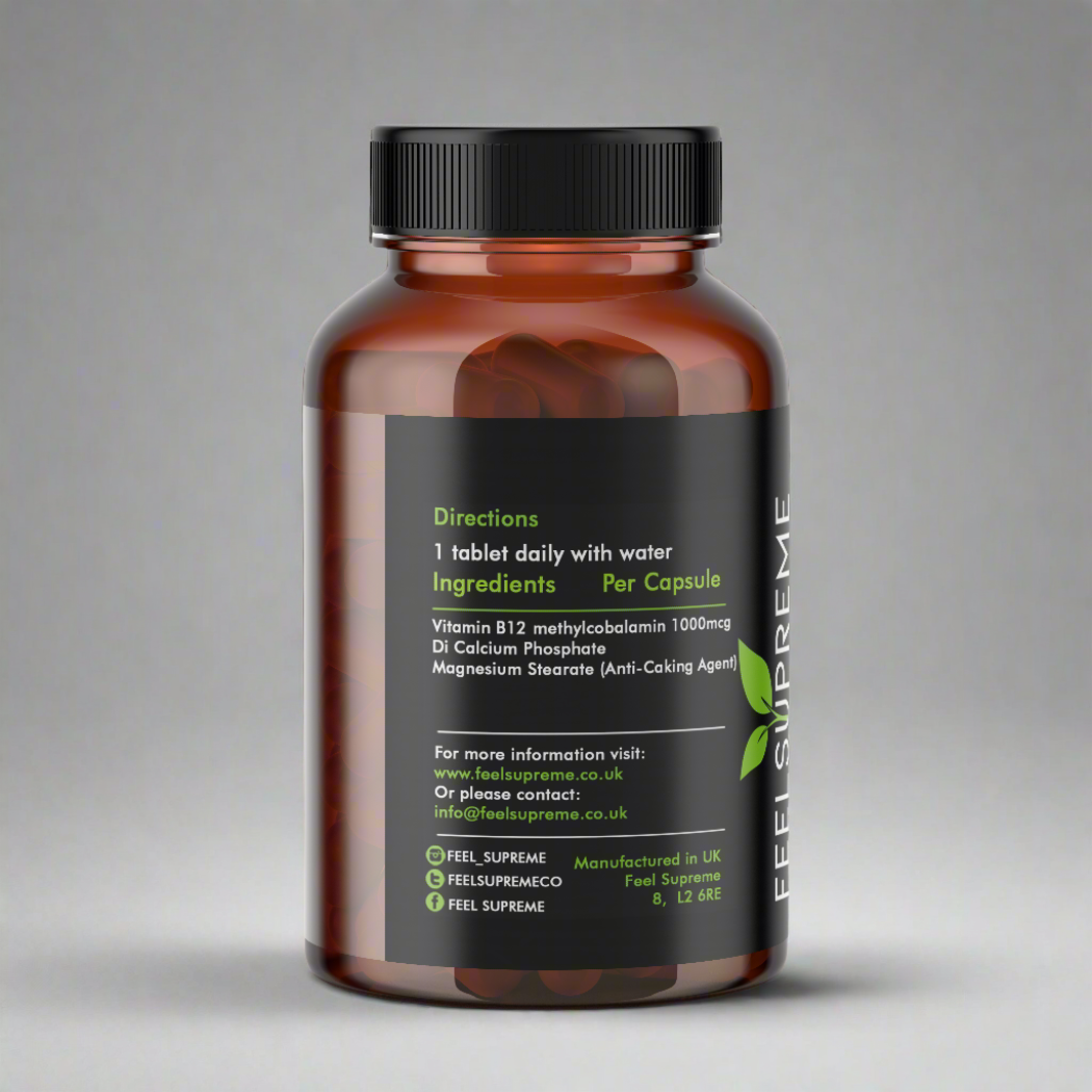 Feel Supreme Vitamin B12 Methylcobalamin